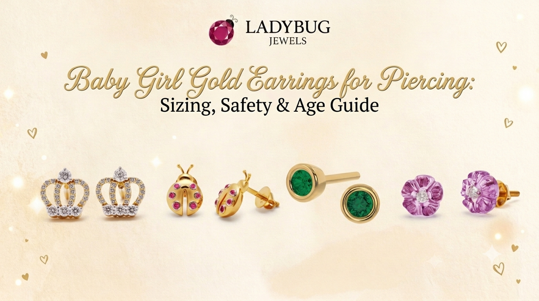 Baby Girl Gold Earrings for Piercing: Sizing, Safety & Age Guide